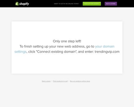 website thubmnail of Trending VIP