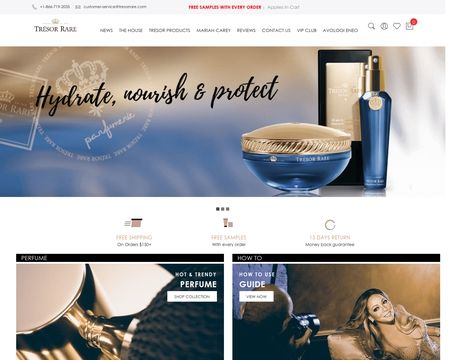 website thubmnail of Tresor Rare