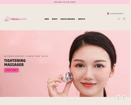 website thubmnail of Treza Shop