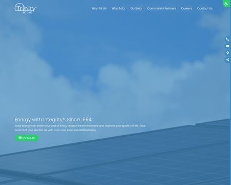 website thubmnail of Trinitysolarsystems