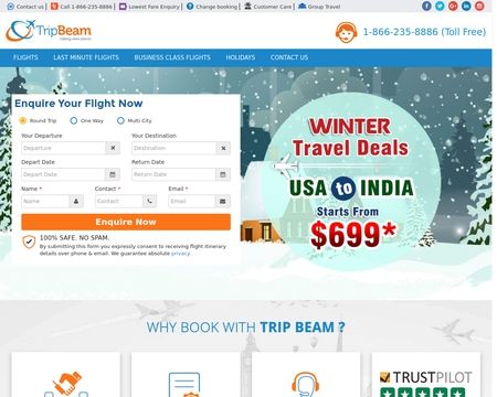 website thubmnail of TripBeam