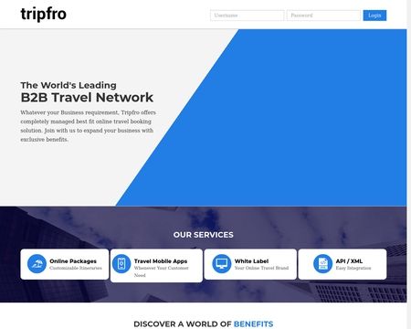 website thubmnail of Tripfro