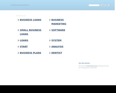 website thubmnail of Trmbusiness.tech