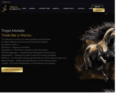 website thubmnail of Trojanmarkets