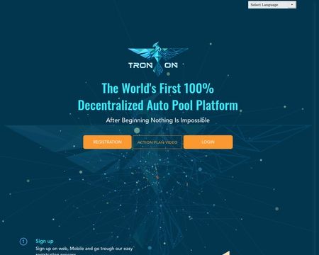 website thubmnail of Tron On