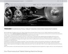 Thumbnail of Trover Pharmaceutical Tablet Making Machine
