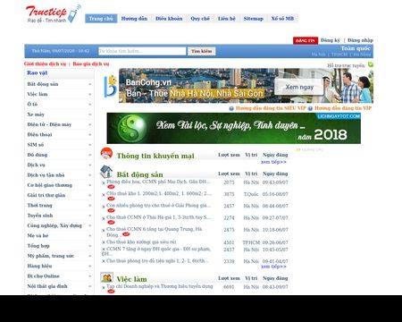 website thubmnail of Tructiep.vn