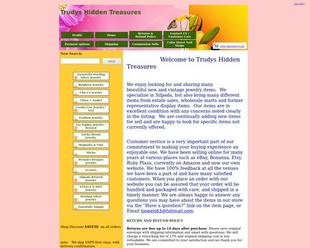 website thubmnail of Trudys Hidden Treasures