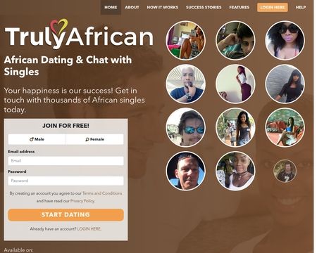 website thubmnail of Trulyafrican
