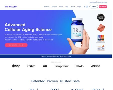website thubmnail of TRU NIAGEN