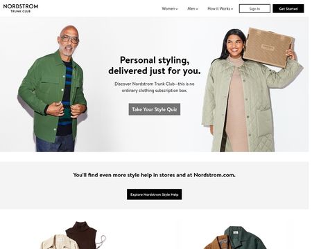 website thubmnail of Trunk Club