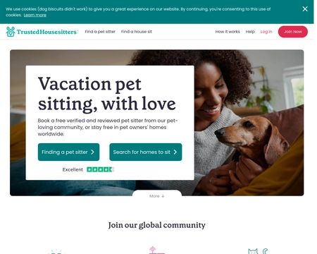 website thubmnail of TrustedHousesitters
