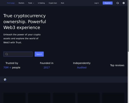 website thubmnail of Trustmarket.exchange