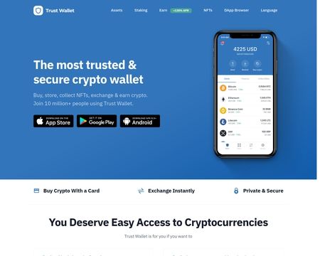 website thubmnail of Trust Wallet