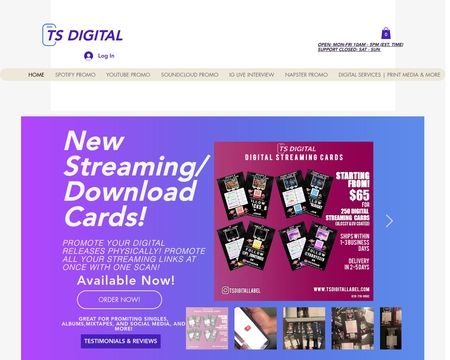 website thubmnail of TS Digital Label