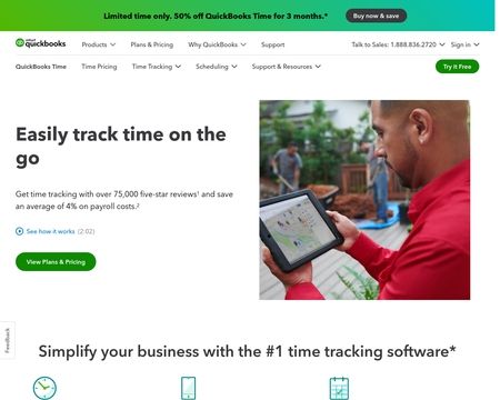 website thubmnail of TSheets