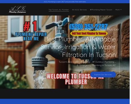 website thubmnail of Tucsonazplumber