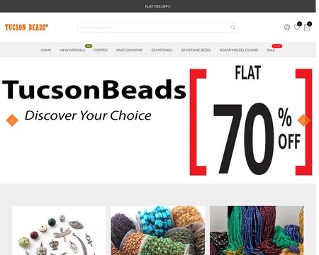 website thubmnail of TucsonBeads