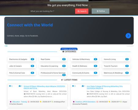website thubmnail of TuffClassified.COM