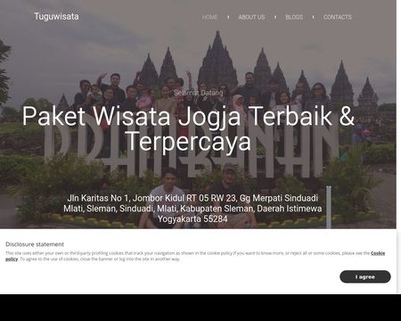 website thubmnail of Tuguwisatajogja.flazio
