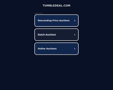 website thubmnail of TumbleDeal
