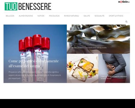 website thubmnail of Tuobenessere.it