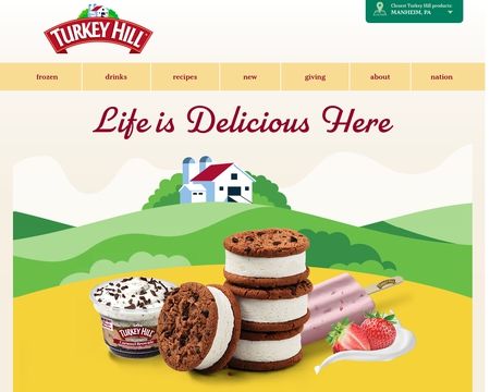 website thubmnail of Turkey Hill