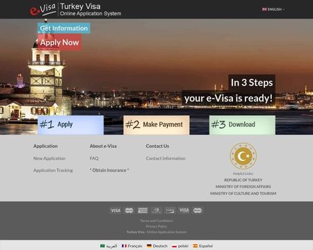 website thubmnail of Turkeyvisa.com.tr