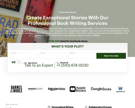website thubmnail of Turnerbookwriters