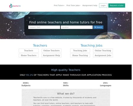 website thubmnail of TeacherOn