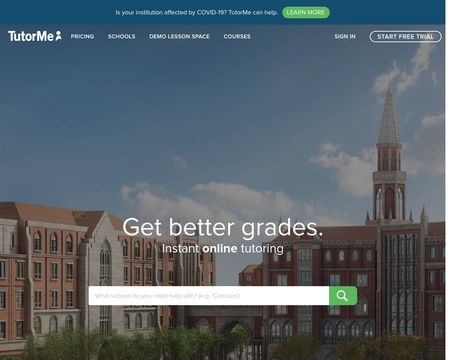 website thubmnail of Tutorme