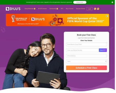 website thubmnail of TutorVista