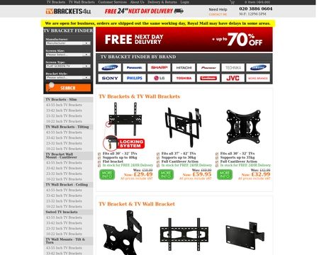 website thubmnail of TVBrackets4U