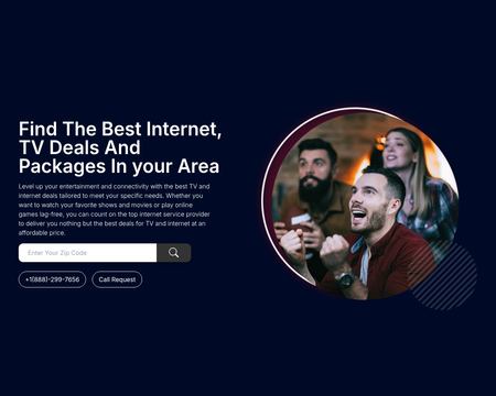 website thubmnail of TV Internet Deals USA