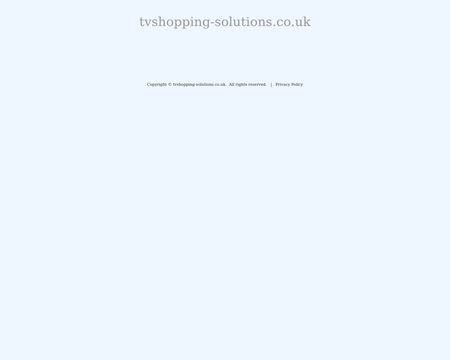 website thubmnail of Tvshopping-solutions.co.uk