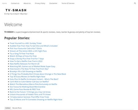 website thubmnail of TV-SMASH