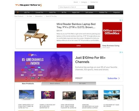 website thubmnail of TvSuperStores