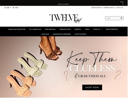 website thubmnail of Twelve AM Co.