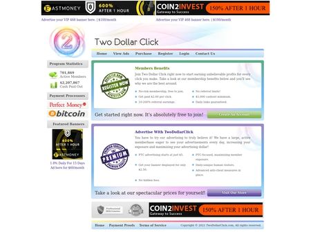 website thubmnail of TwoDollarClick
