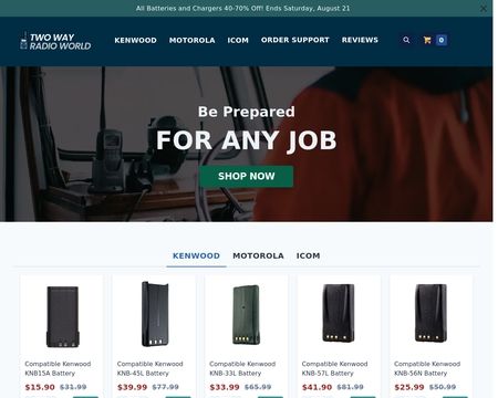 website thubmnail of Two Way Radio World