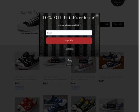website thubmnail of Tyme & Chyance