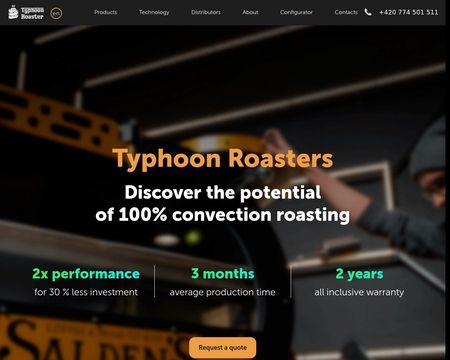 website thubmnail of Typhoon Roaster