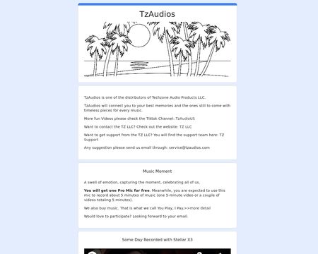 website thubmnail of TzAudios