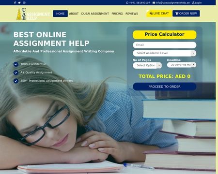 website thubmnail of Uaeassignmenthelp.ae
