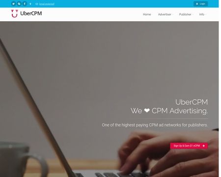 website thubmnail of UberCPM