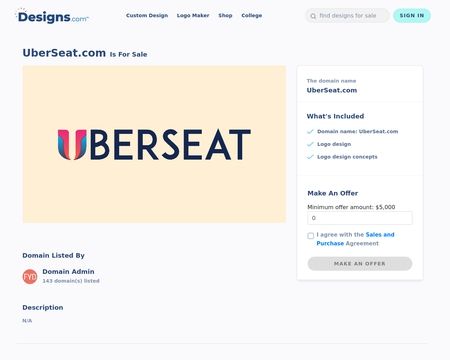 website thubmnail of UberSeat