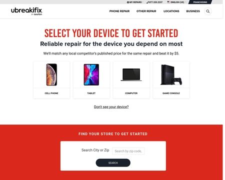 website thubmnail of UBreakFix