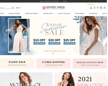 website thubmnail of U Center Dress