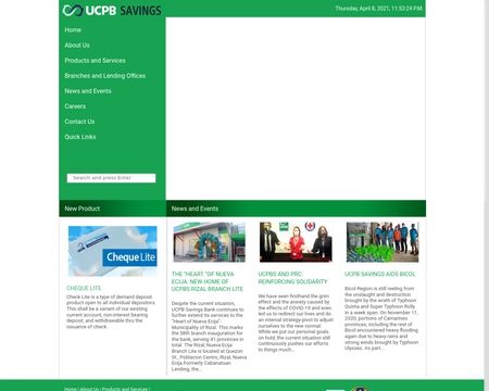 website thubmnail of UCPB Savings Bank