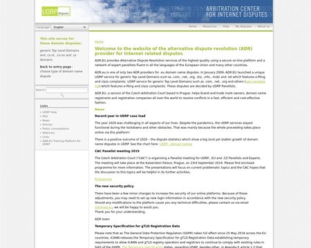 website thubmnail of UDPR